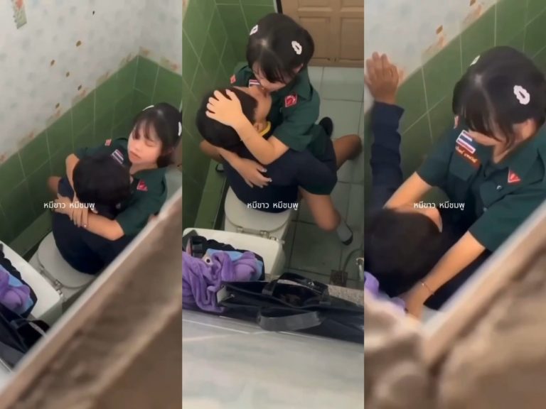 คลิปโป๊ไทยใหม่ แอบเย็ดกับรุ่นพี่ ในห้องน้ำโรงเรียน โดนแอบถ่าย ตอนขึ้นขย่มบนโถชักโครก
