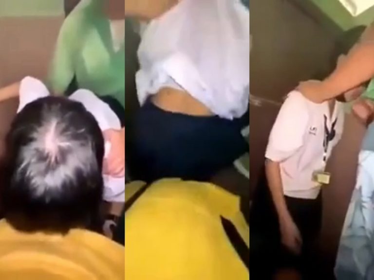 คลิปหลุด ของแท้ สาว ม.ต้น โดนเพื่อนร่วมห้องรุมเย็ด ชวนกันมาเล่นที่บ้านก่อนโดนจับสวิงกิ้ง ปากกับรูไม่มีว่างเด็ดจัด